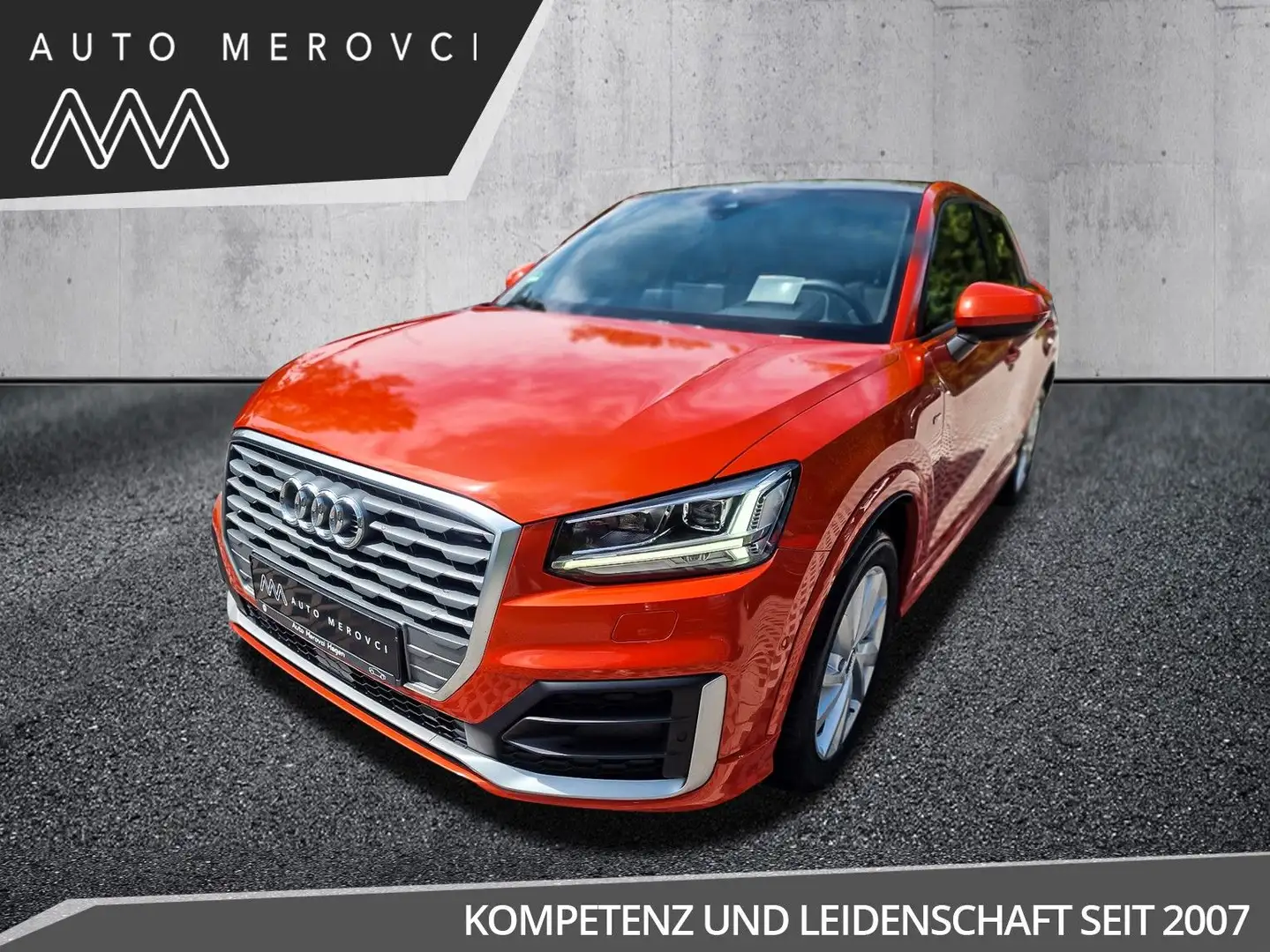 Audi Q2 S-line Sport 1,4/Vollleder/Pano/ACC-Tot-Lane Pomarańczowy - 1