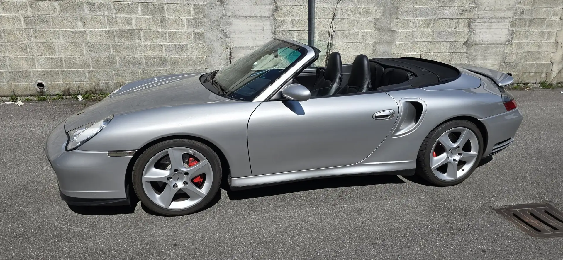 Porsche 911 911 IV Carrera 996 Cabrio Cabrio 3.6 Turbo Argento - 1