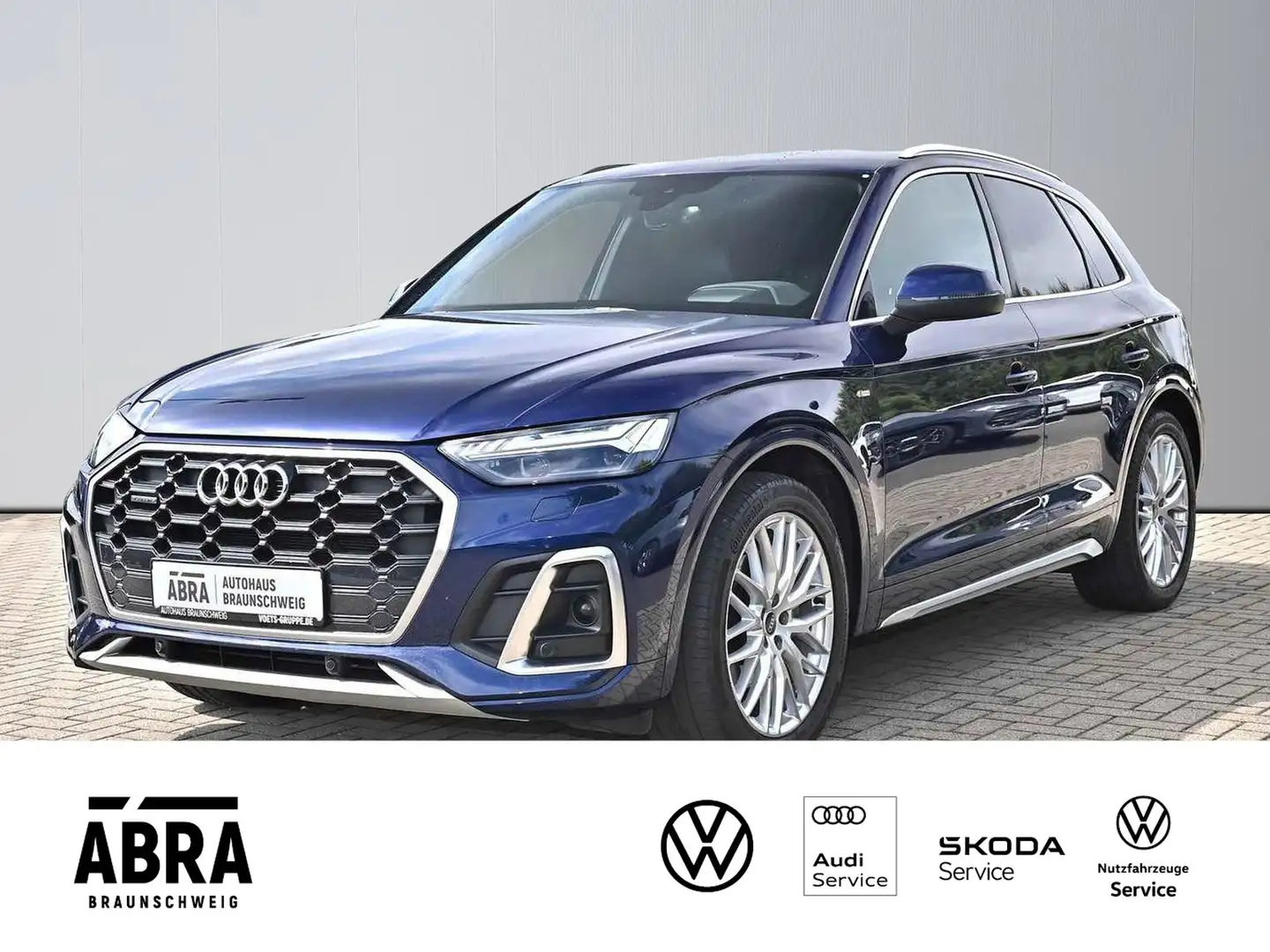 Audi Q5 40 TDI S-line quattro MATRIX+CAM+NAVI+STHZG+ACC... Blau - 1