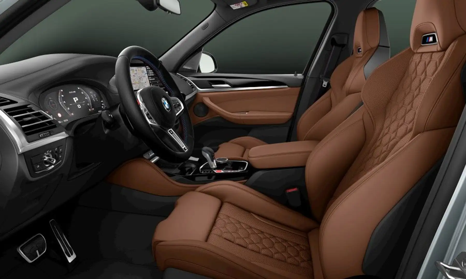 BMW X3 M X3M Competition*Laser*Navi*360*AHK*H&K*HUD*DAB* Grau - 2