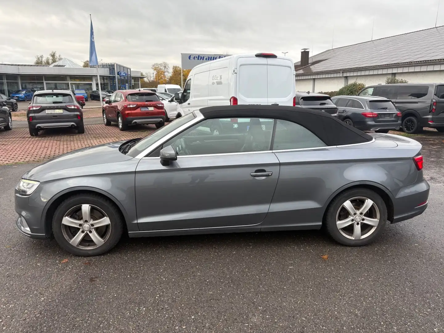 Audi A3 2.0 TDI quattro S tronic sport Cabriolet Grau - 2