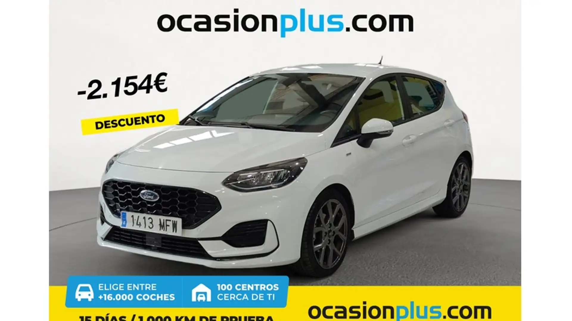 Ford Fiesta 1.0 EcoBoost MHEV ST Line 125 Blanco - 1