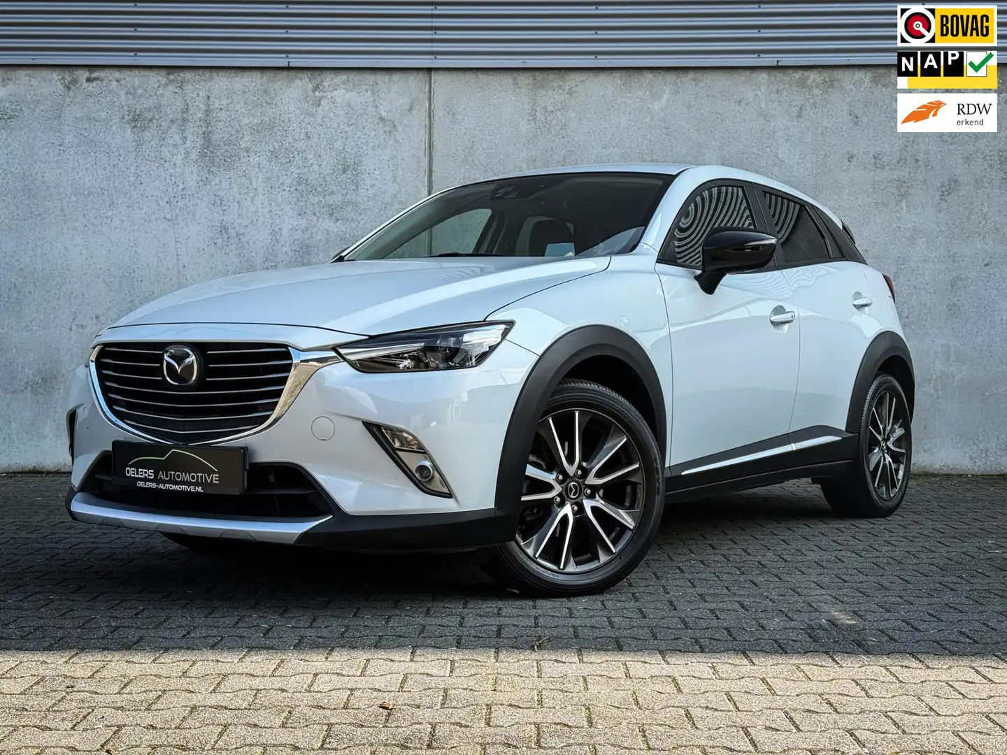 Mazda CX-3 2.0 150pk GT-M 4WD | ACC | Clima | Leder | Camera Weiß - 1