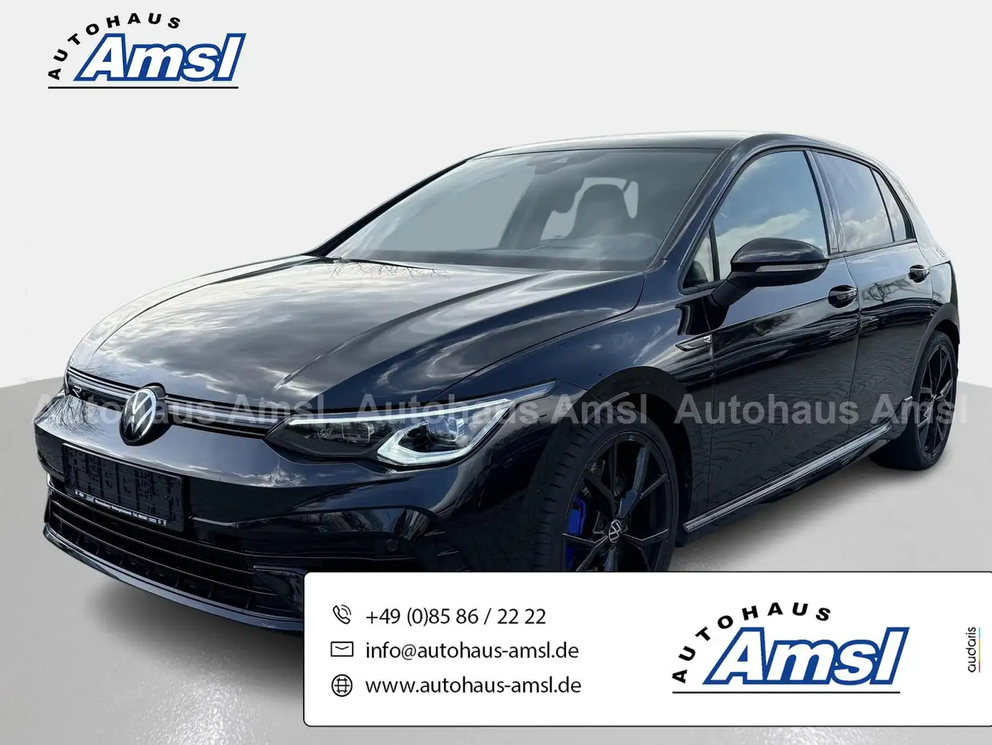 Volkswagen Golf R 2.0 TSI 4motion DSG *8-fach*Matrix*HUD*R Kam*App Noir - 1
