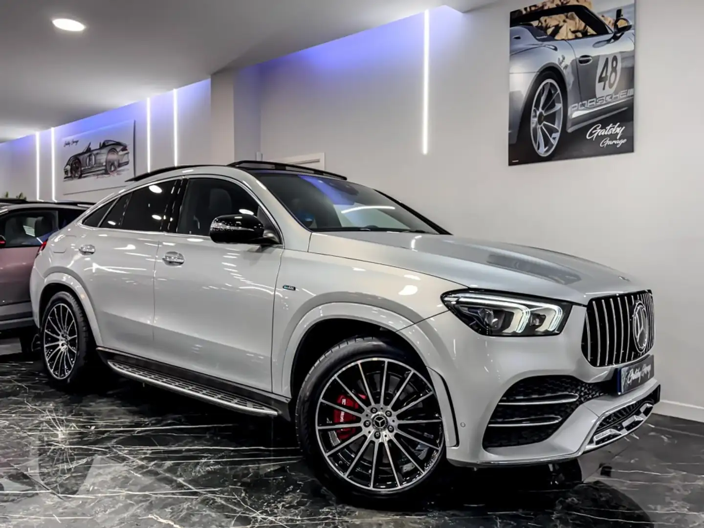 Mercedes-Benz GLE 350 Coupé 350de 4Matic Aut. Gris - 2