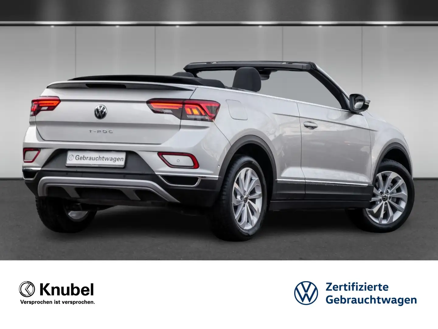Volkswagen T-Roc Cabriolet Style 1.5 TSI LED+ Navi ACC ParkAssist Silber - 2