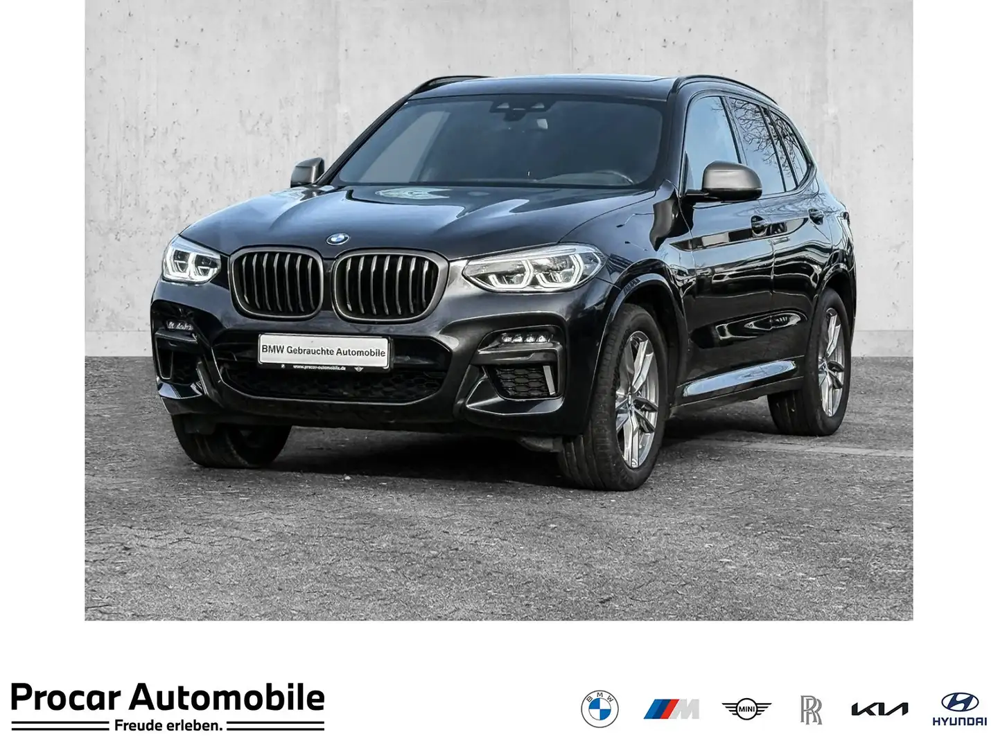 BMW X3 M 40d HUD+PANO+AHK+RFK+NAVI+STANDH+LED DAB Gris - 1