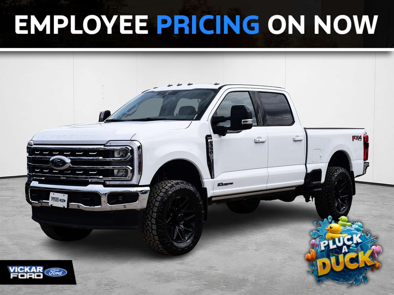 White 2026 Ford F-350 Super Duty Pickup Truck Four-Wheel Drive Automatic