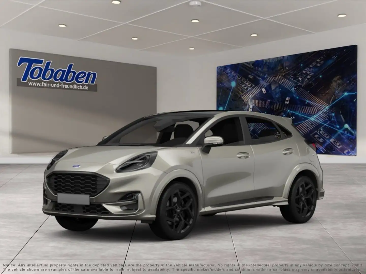 Ford Puma Titanium 1,0 EcoBoost Hybrid 92kW Geländewa Wit - 1