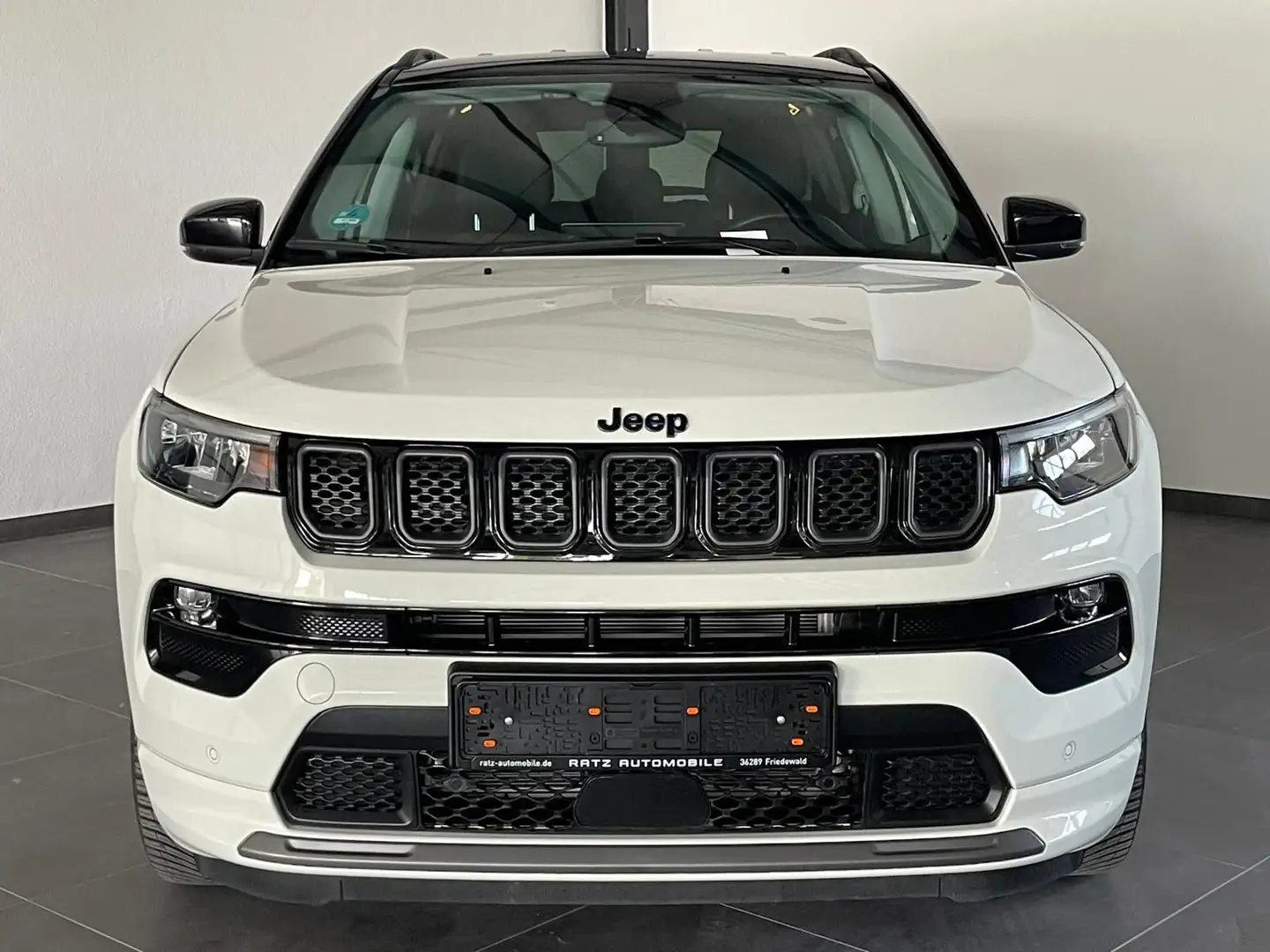 Jeep Compass S PHEV 4WD+NAV+LED+KAM+ACC+VIRTUA+LEDER+ Weiß - 2