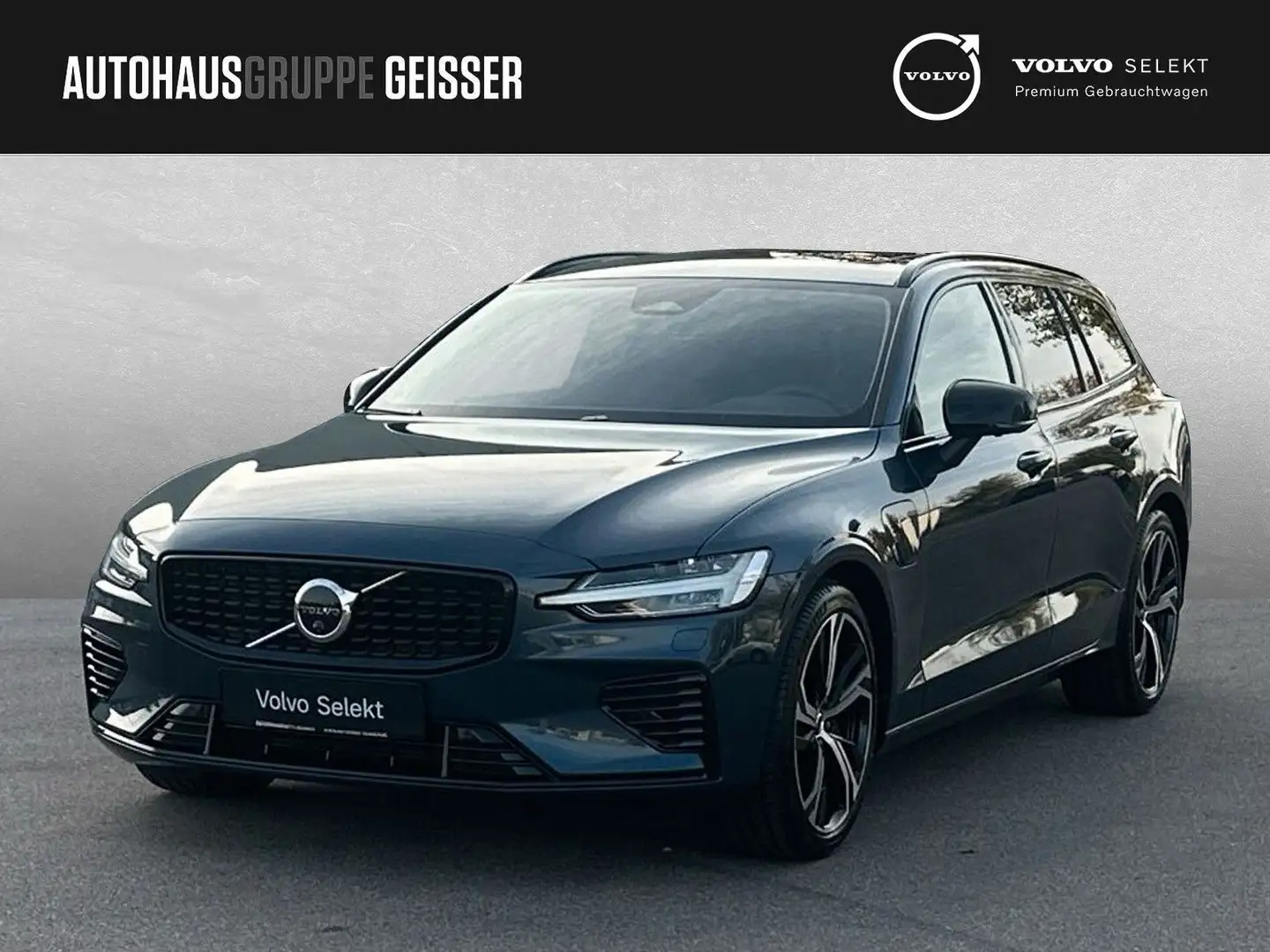 Volvo V60 T6 AWD Plus Dark ACC BLIS LED SD Blau - 1