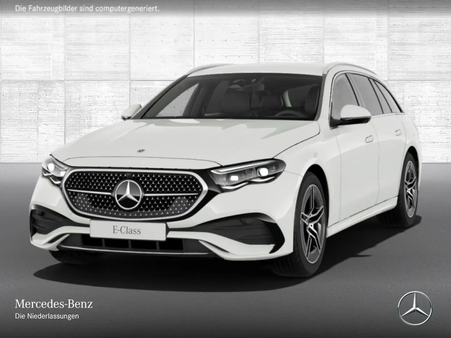 Mercedes-Benz E 300 de T AMG WideScreen Distr. Kamera Totwinkel Weiß - 2