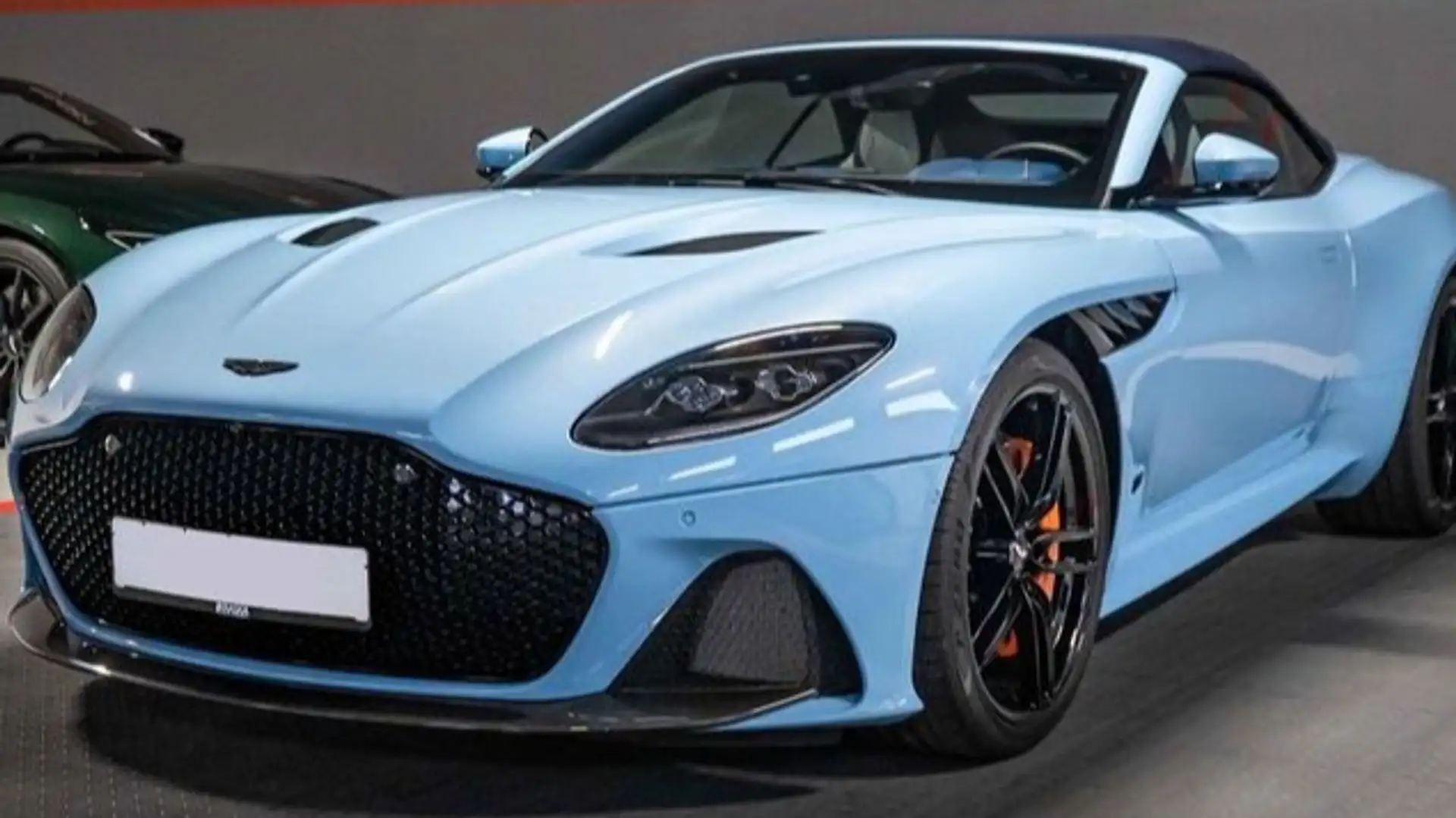 Aston Martin DBS Superleggera Volante Modrá - 2