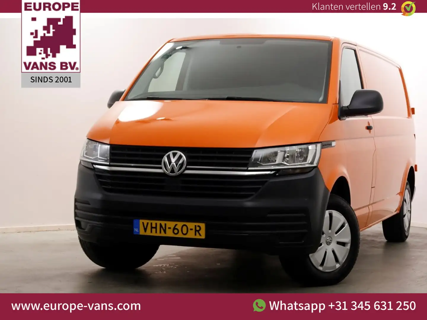 Volkswagen T6.1 Transporter 2.0 TDI 110pk Lang Airco/Cruise Control 11-2020 Orange - 1