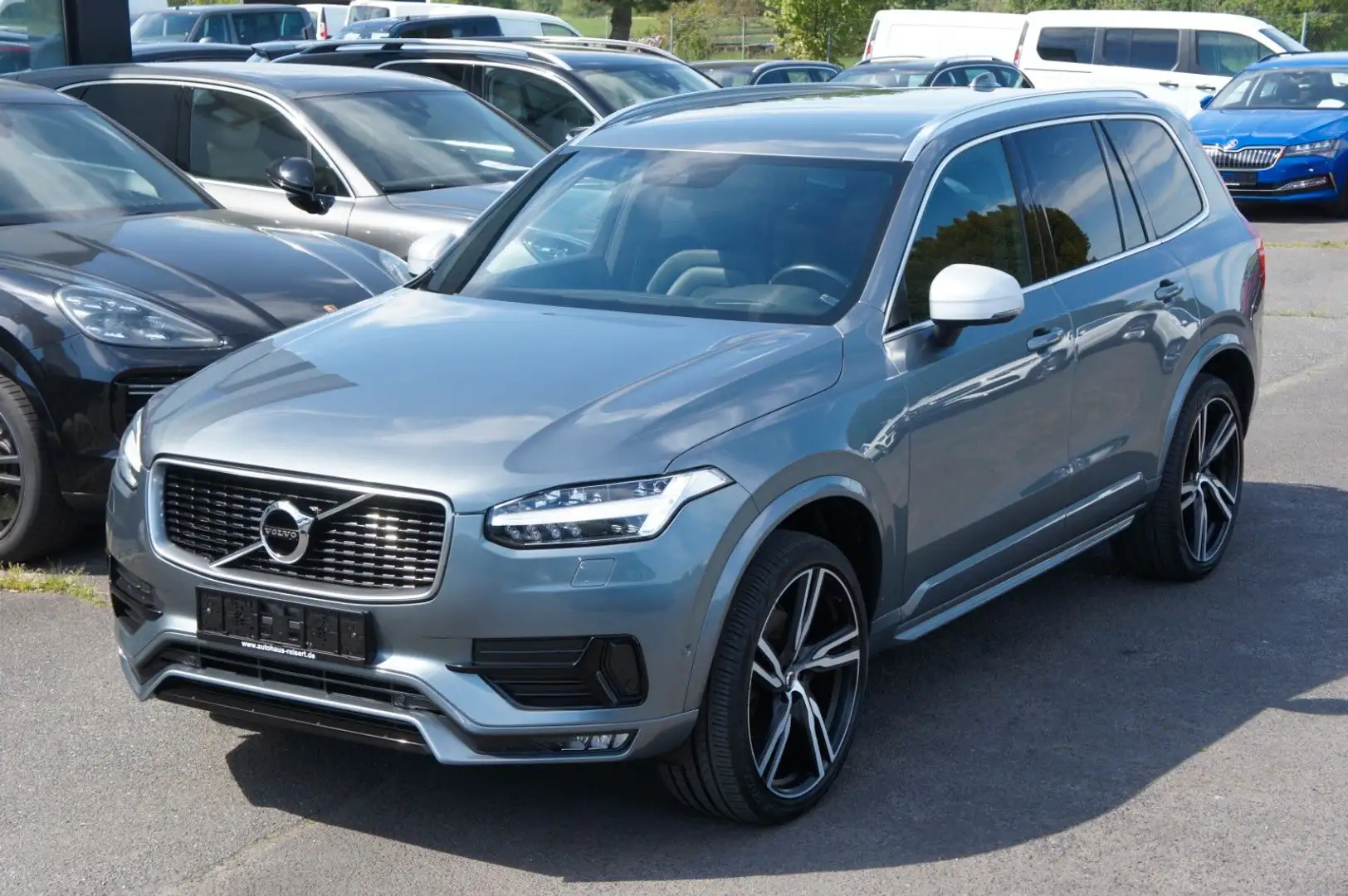 Volvo XC90 R Design AWD *ACC*AHK*KAM*H.BEAM*22Z*MEMORY Gris - 1