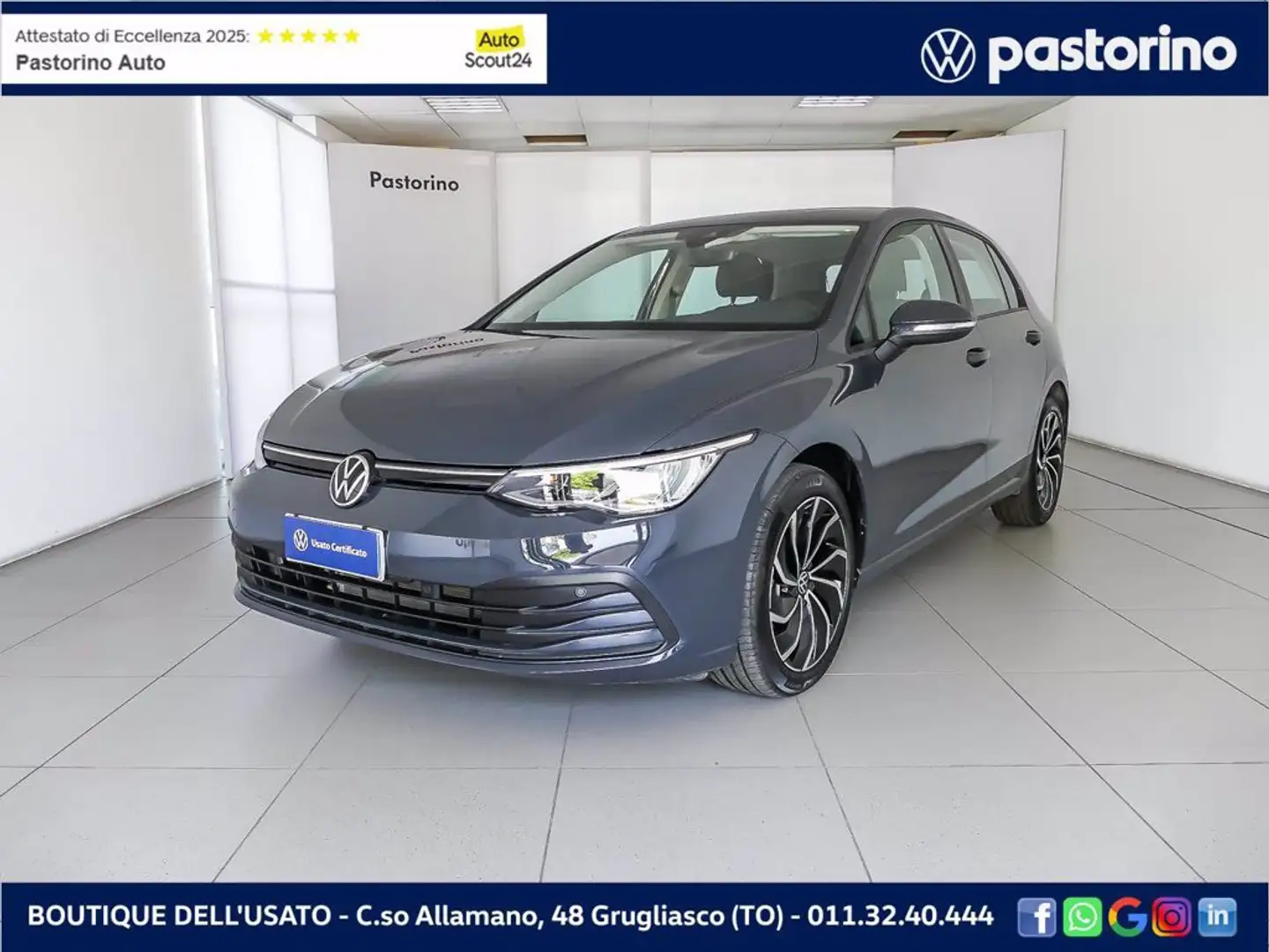Volkswagen Golf 8 1.0 ETSI LIFE COMFORTLINE DSG 110CV Grau - 1