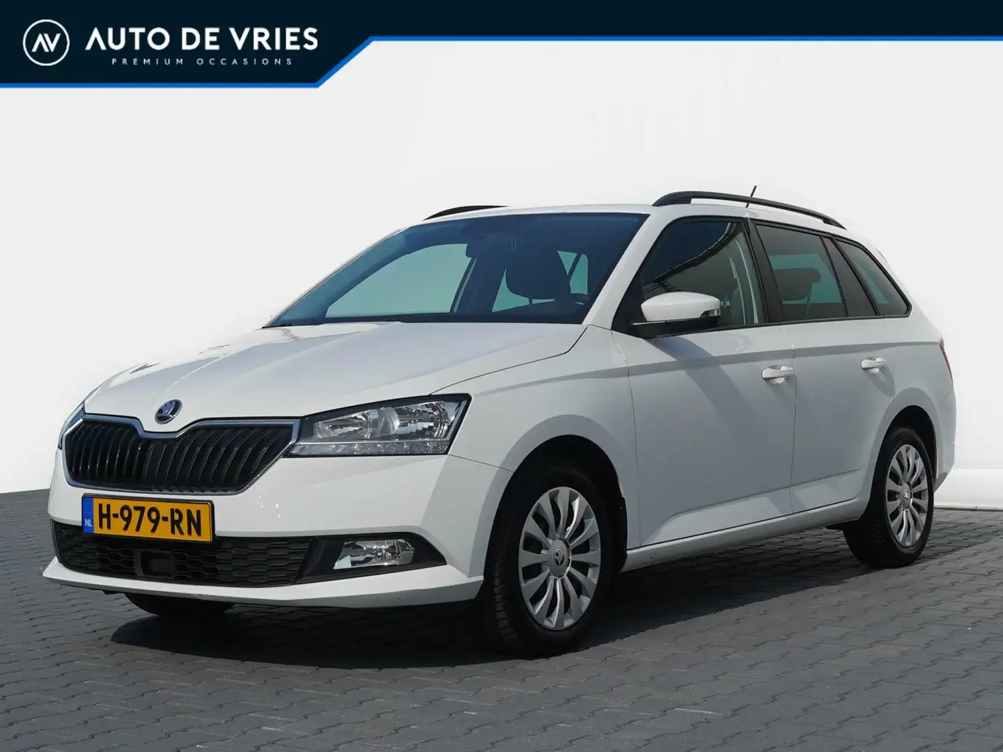Skoda Fabia Combi 1.0 TSI 95pk Ambition | Airco | Navigatie | Wit - 1