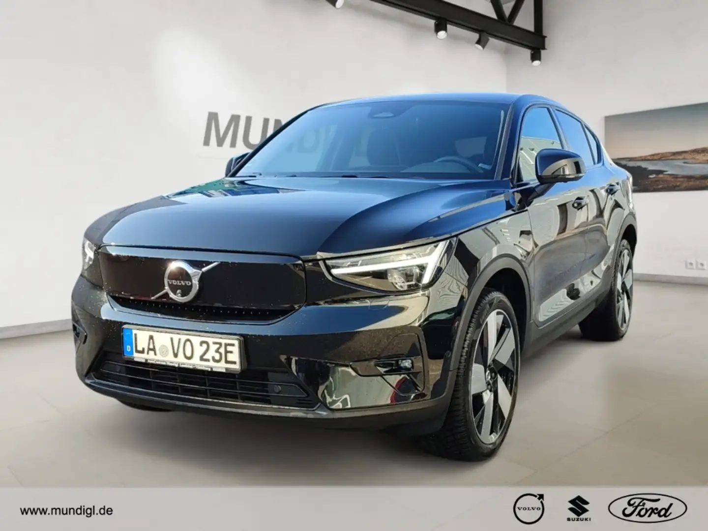 Volvo C40 Ultimate Electric StHZG AHK Pano Navi RFK 360° SHZ Negru - 1