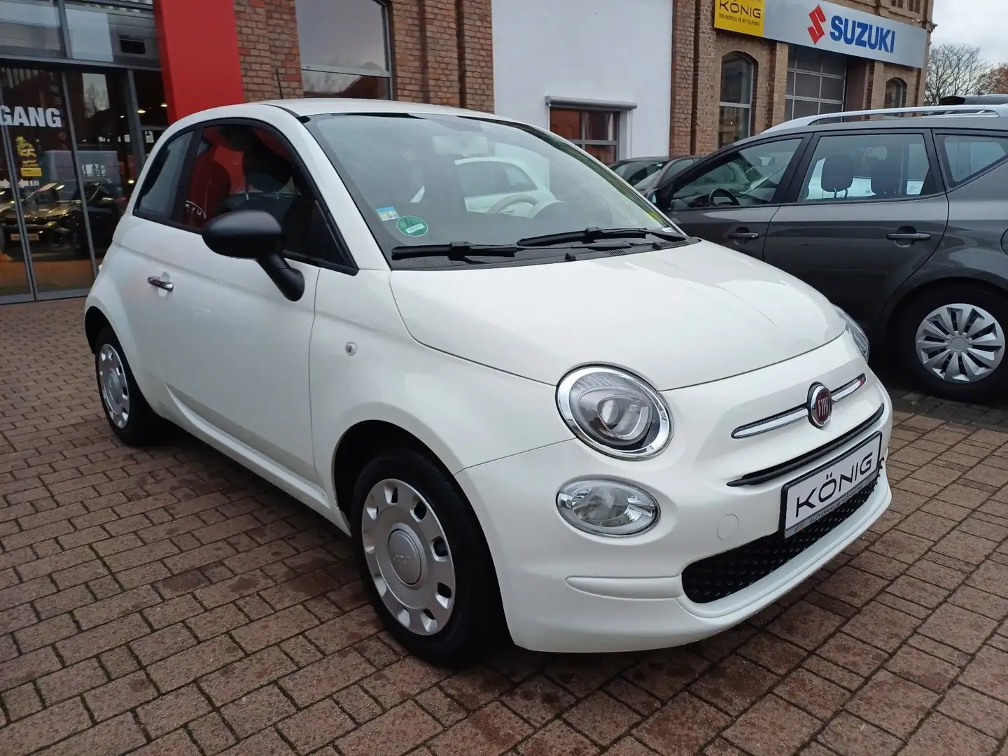 Fiat 500 1.0 GSE Mild Hybrid Klima & Sound Weiß - 2
