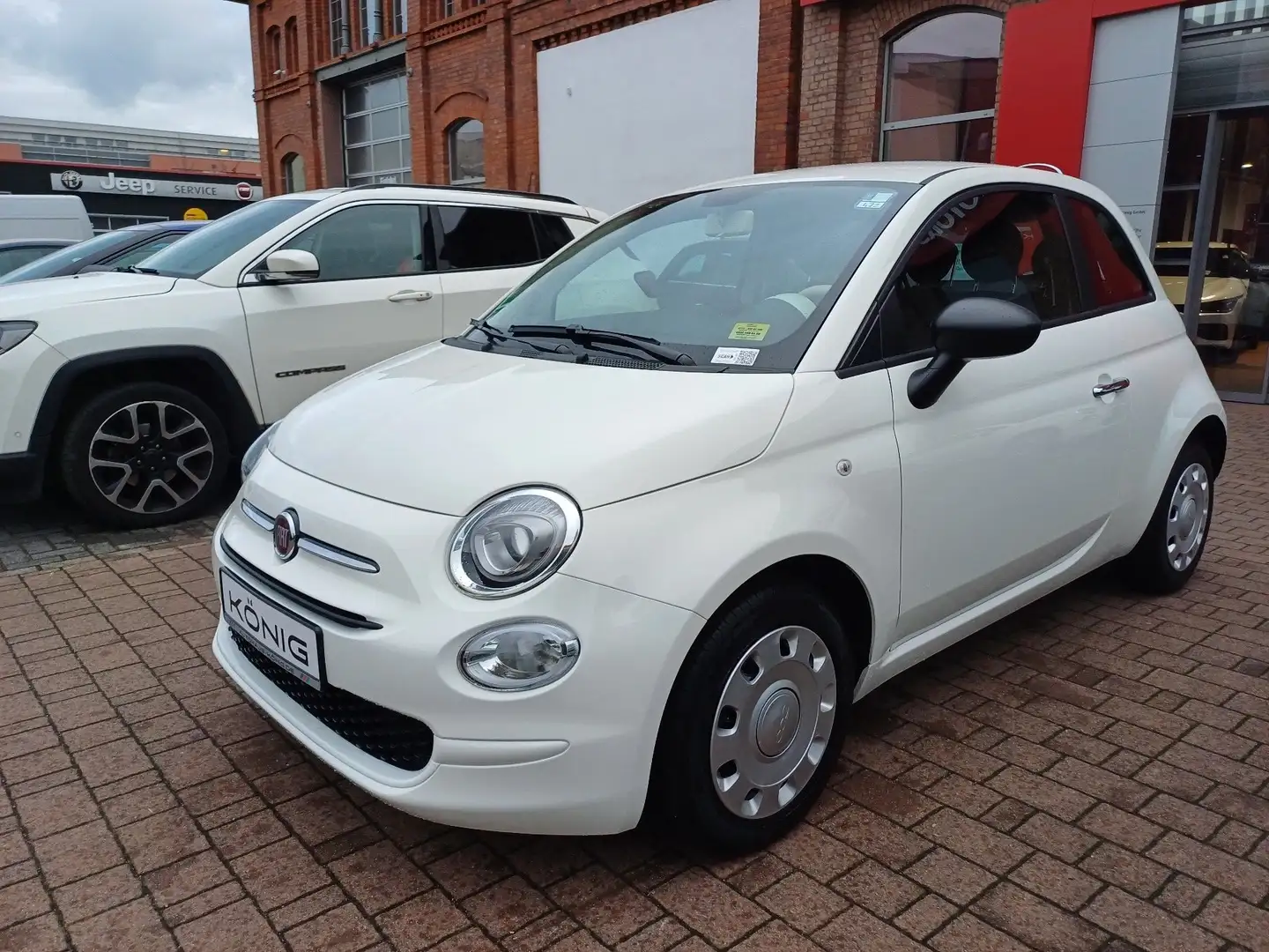 Fiat 500 1.0 GSE Mild Hybrid Klima & Sound Weiß - 1