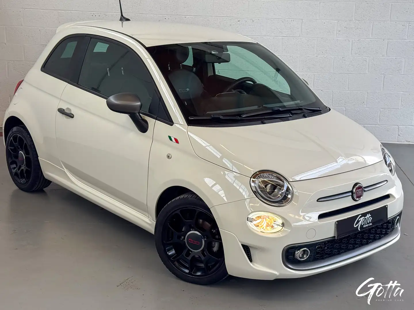 Fiat 500 0.9 T TwinAir 105CH Sport*LED/GPS/CUIR/GARANTIE Wit - 2