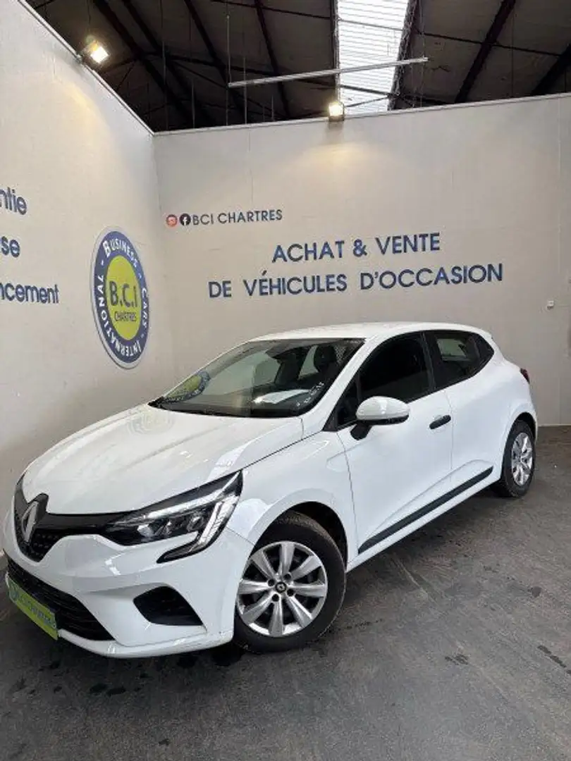 Renault Clio V STE 1.0 TCE 90CH AIR NAV - 21 Blanc - 1