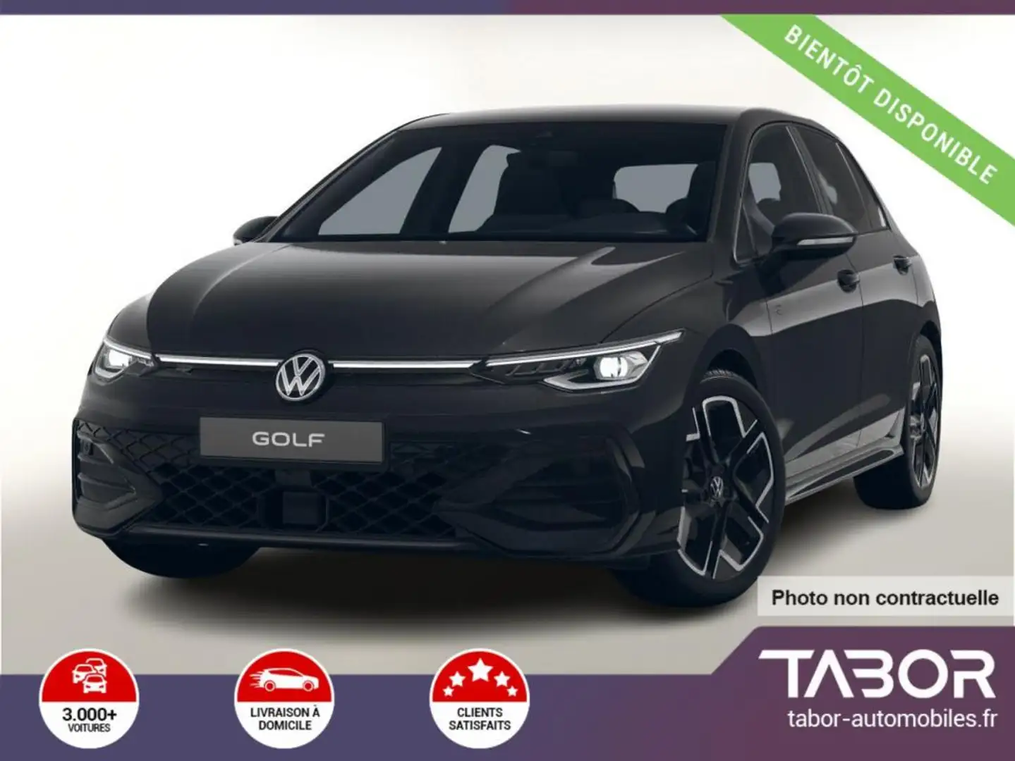Volkswagen Golf 8 1.5 eTSI 150 DSG MY25 R-Line Noir - 1