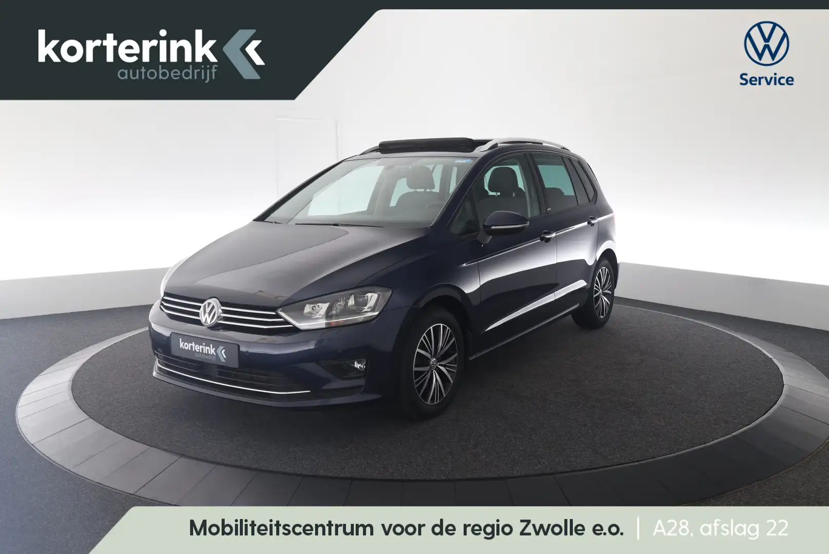 Volkswagen Golf Sportsvan 1.4 TSI Highline Blau - 1