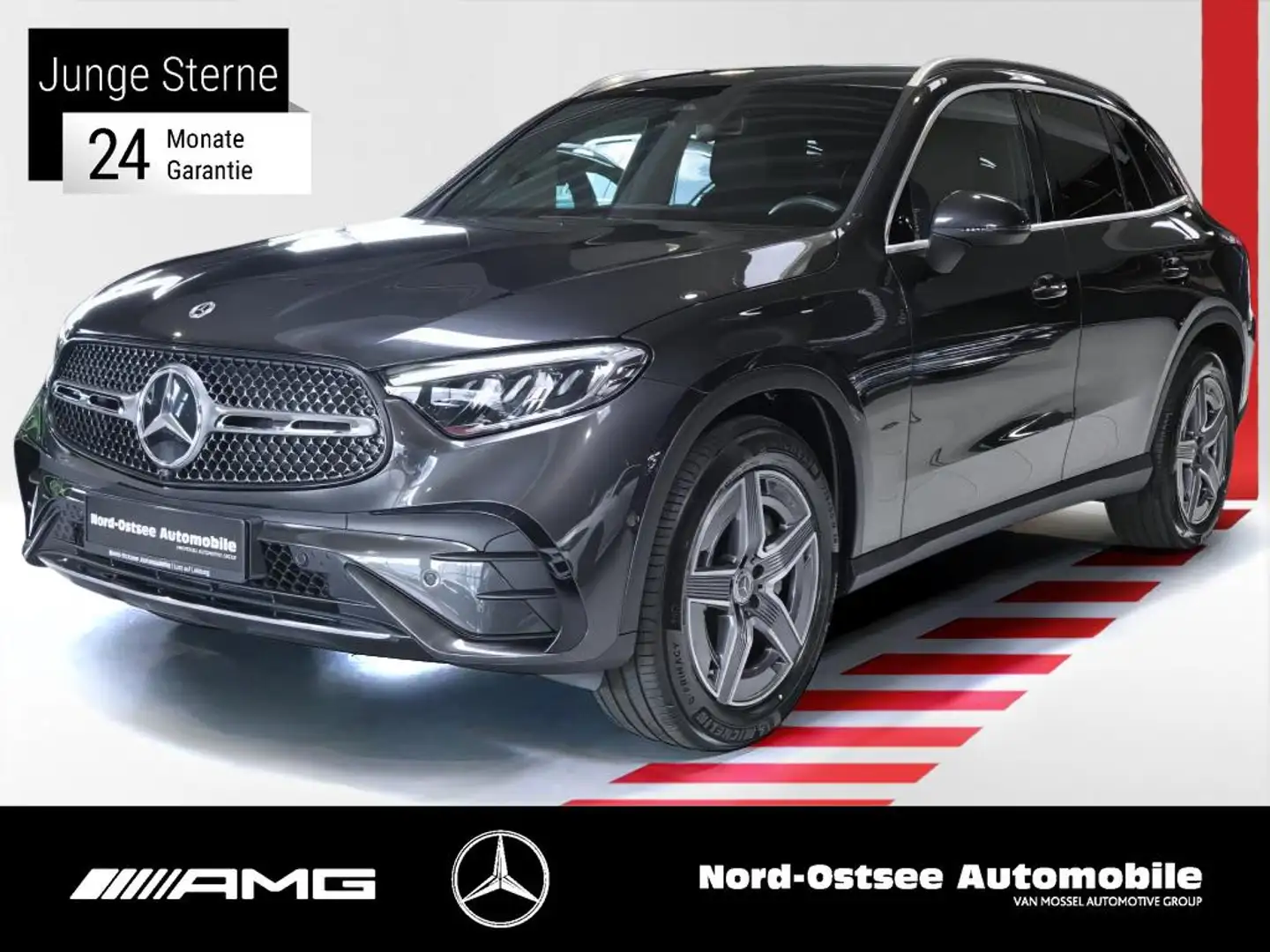 Mercedes-Benz GLC 300 d 4M AMG ADV.+ KAMERA LED KEYLESS MEMORY Grau - 1