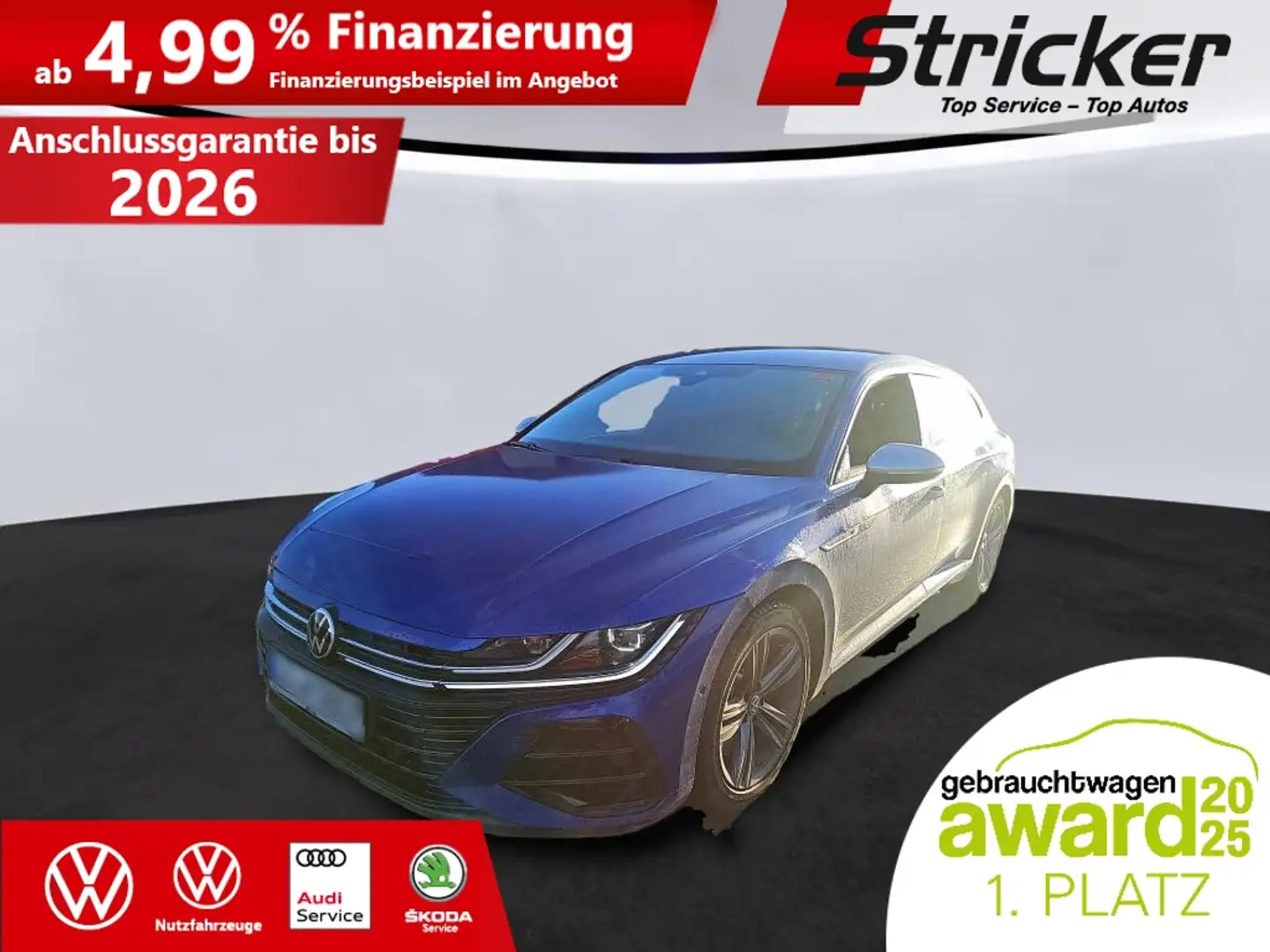 Volkswagen Arteon Shooting Brake R 2.0TSI DSG 427,-ohne Anzahlung A Blau - 1