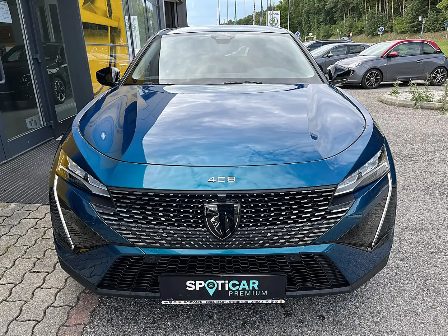 Peugeot 408 Hybrid 145 e-DCS6 Allure!NAVI,KAMERA360°,ACC!TO... Blau - 2