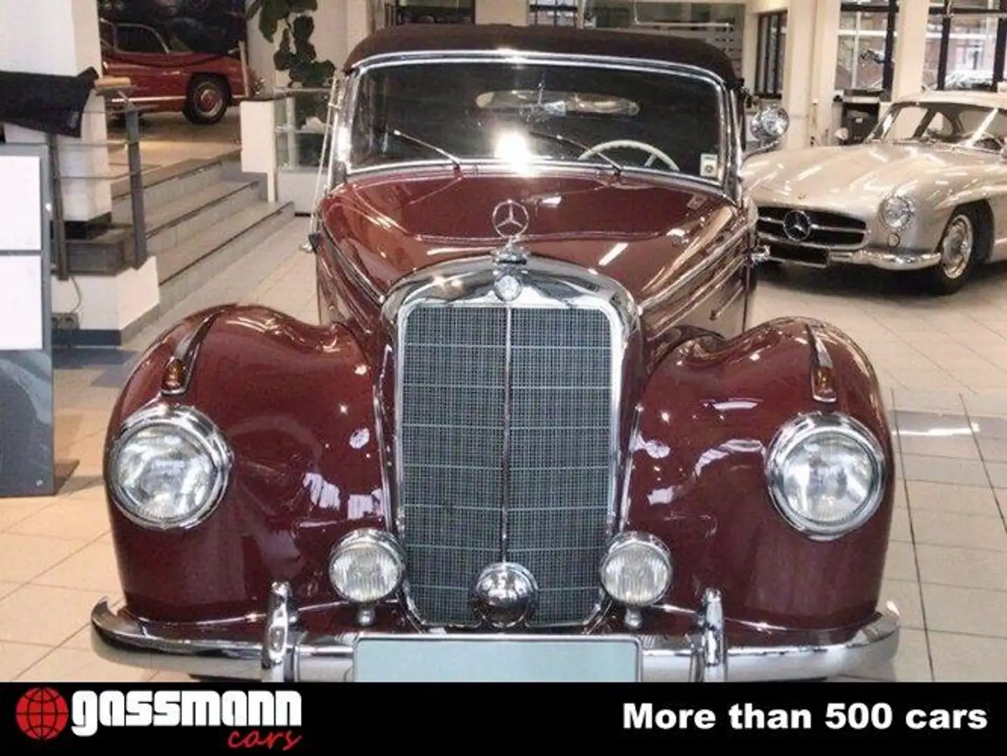 Mercedes-Benz 220 A Cabriolet W187 Roşu - 2