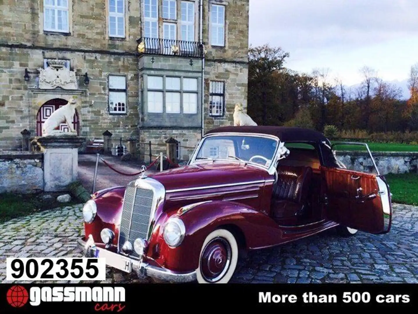 Mercedes-Benz 220 A Cabriolet W187 Roşu - 1
