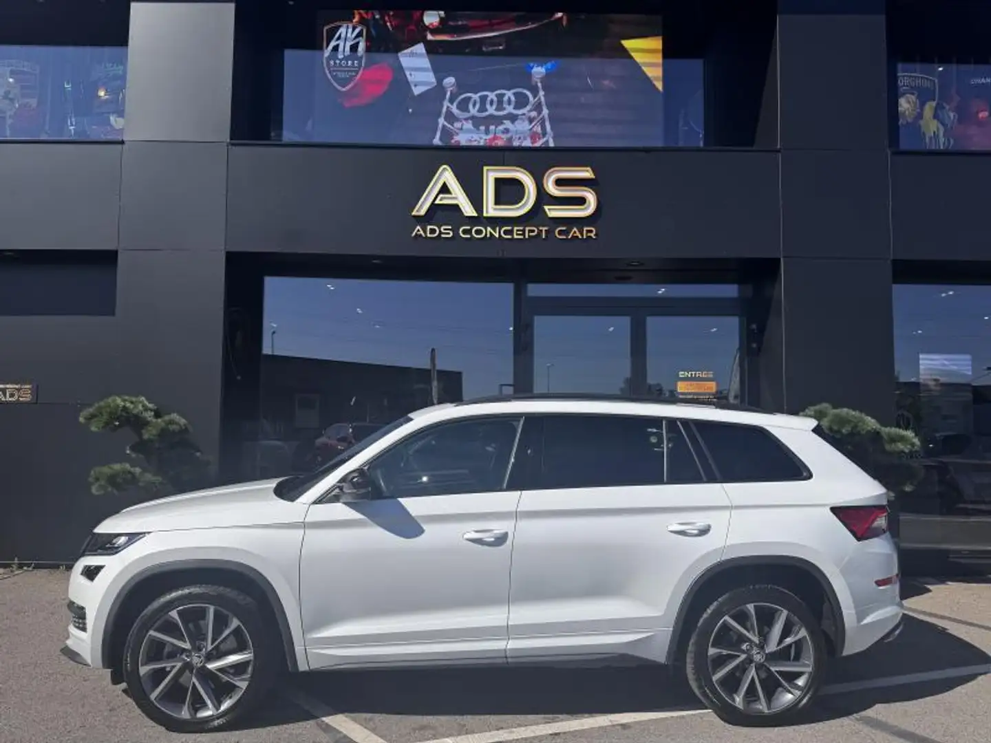 Skoda Kodiaq Sportline DSG 2019 7places Blanc - 2