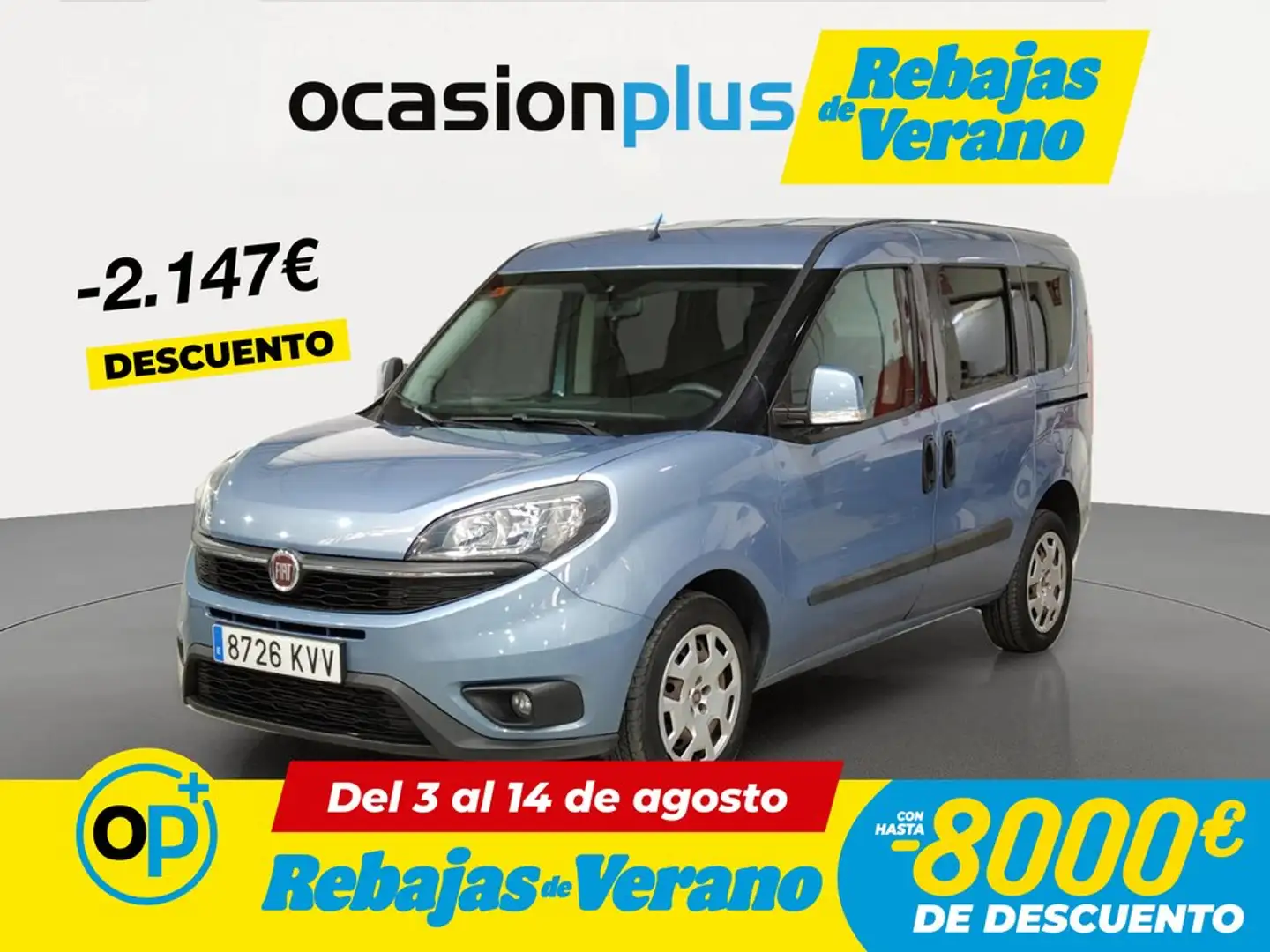 Fiat Dobló Panorama 1.3Mjt Pop 70kW N1 Azul - 1