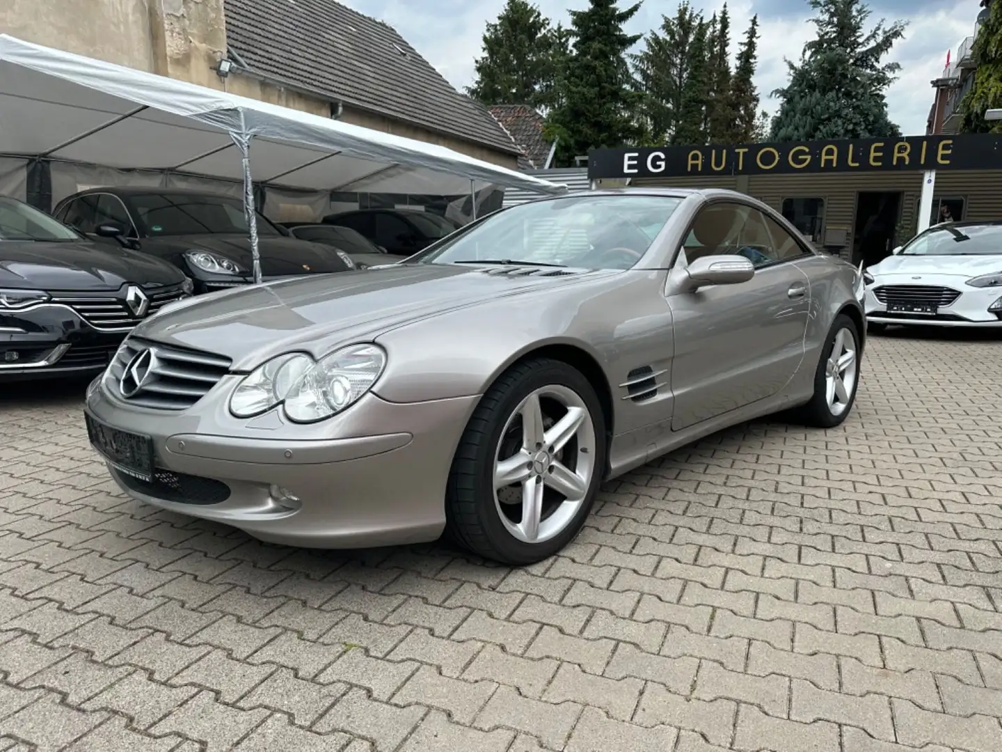 Mercedes-Benz SL 500 *BOSE*LEDER*GARAGENTORÖFFNER srebrna - 1