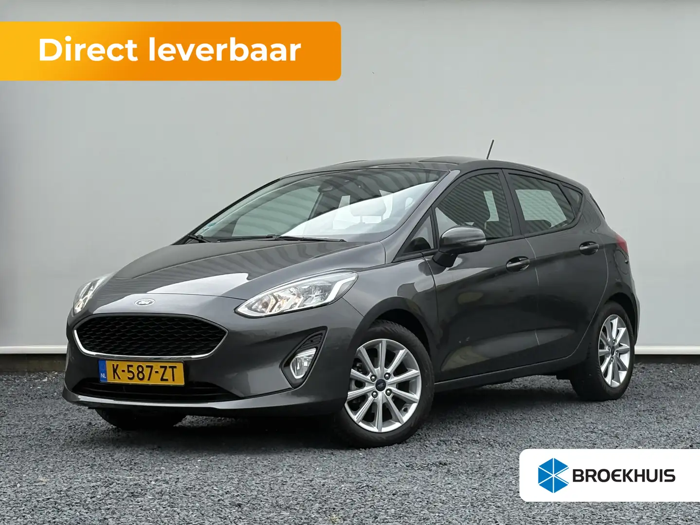 Ford Fiesta 1.0 EcoBoost Connected 93pk | Apple Carplay/Androi Gris - 1