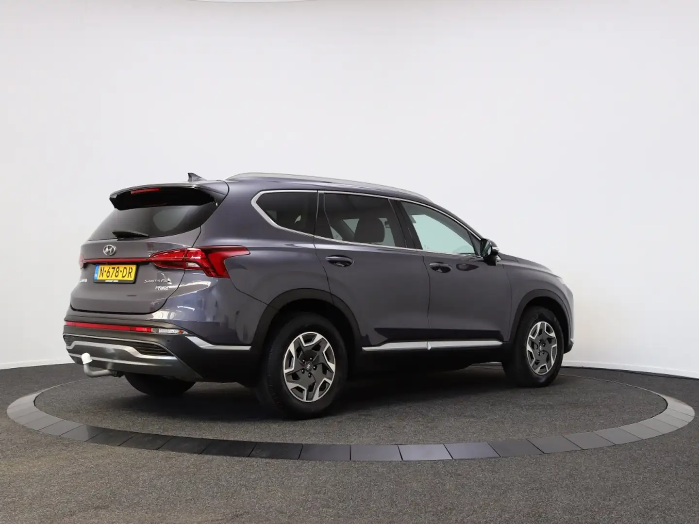 Hyundai SANTA FE 1.6 T-GDI HEV C Smart| 7 pers.| Afneembare Trekhaa Blauw - 2