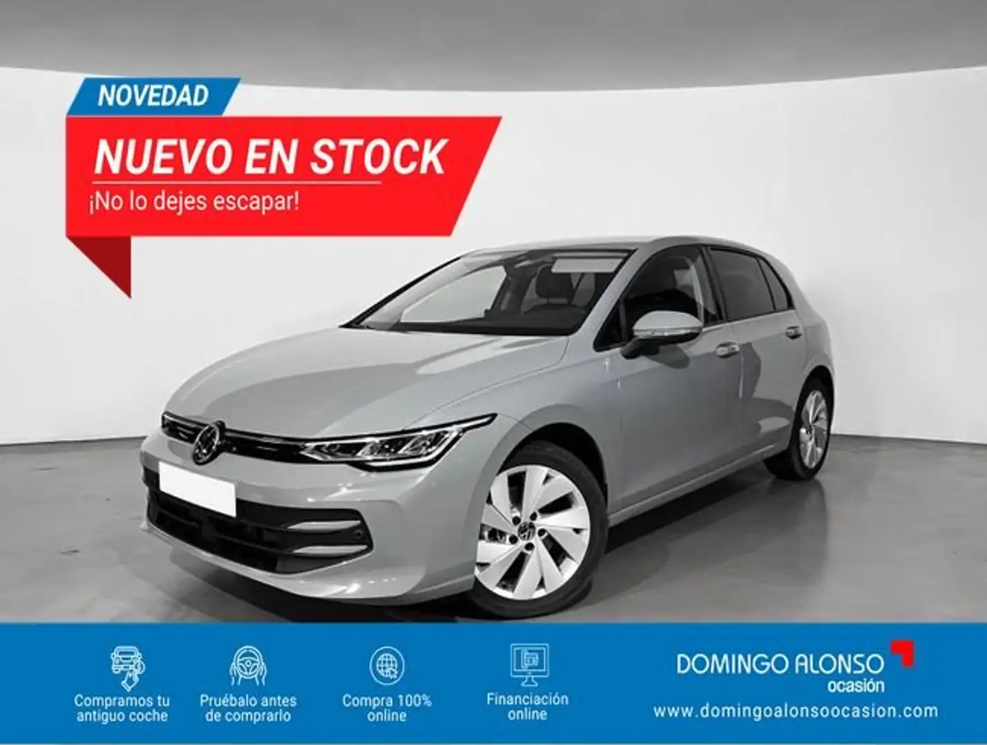 Volkswagen Golf 1.5 TSI Más 85kW Gris - 1
