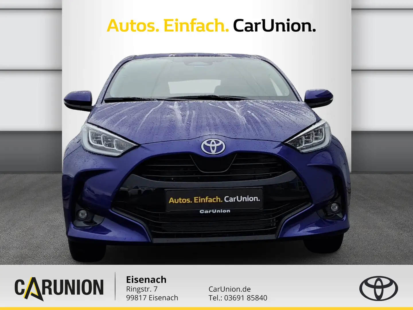 Toyota Yaris HSD TEAM D LED+KAMERA+APPLE-CAR 1.99% eff. Blauw - 2