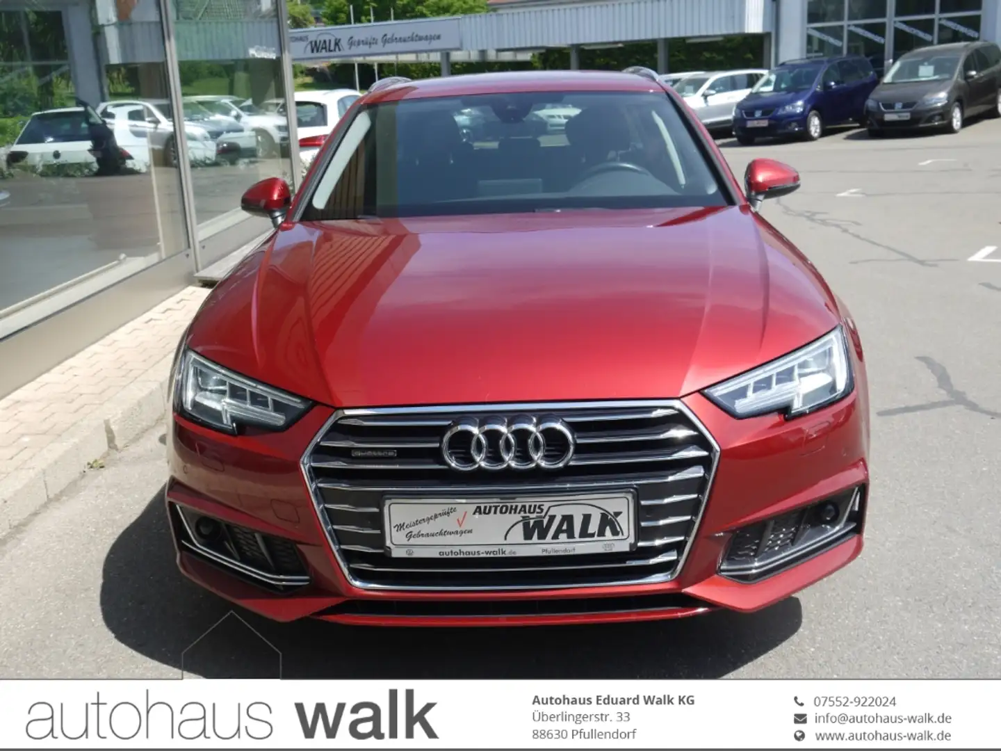 Audi A4 Avant 40 TDI S tronic quattro design NAVI/Matrix/A Rot - 1