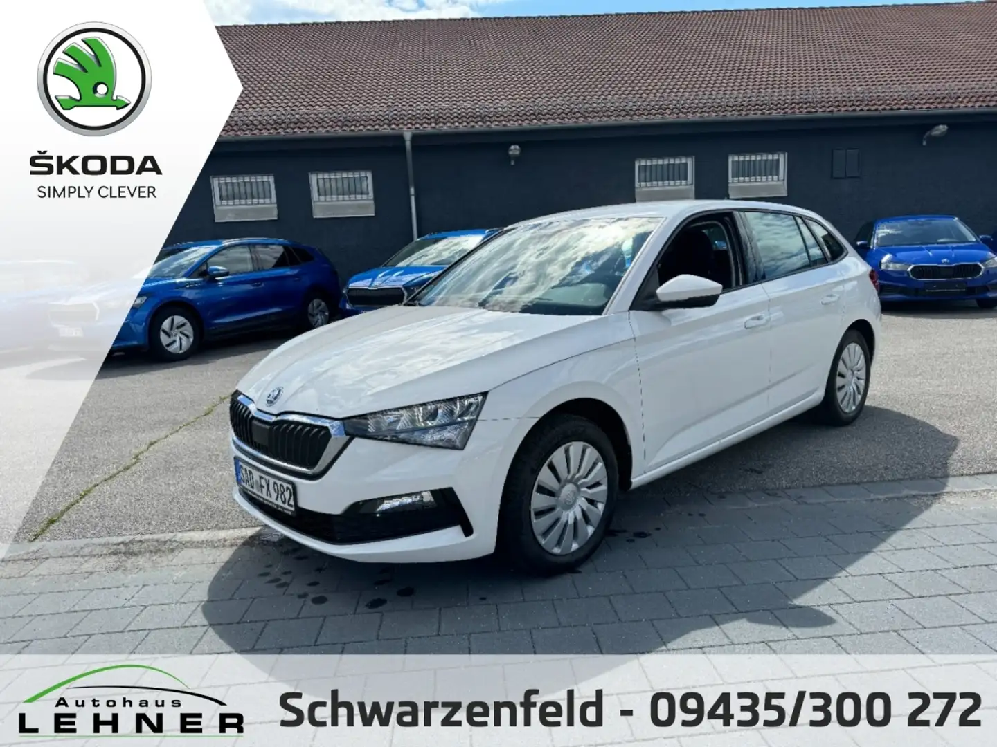 Skoda Scala COOL PLUS NAVIüSMARTLINKLED+PDC+SHZ+LED+KlIMA Weiß - 1