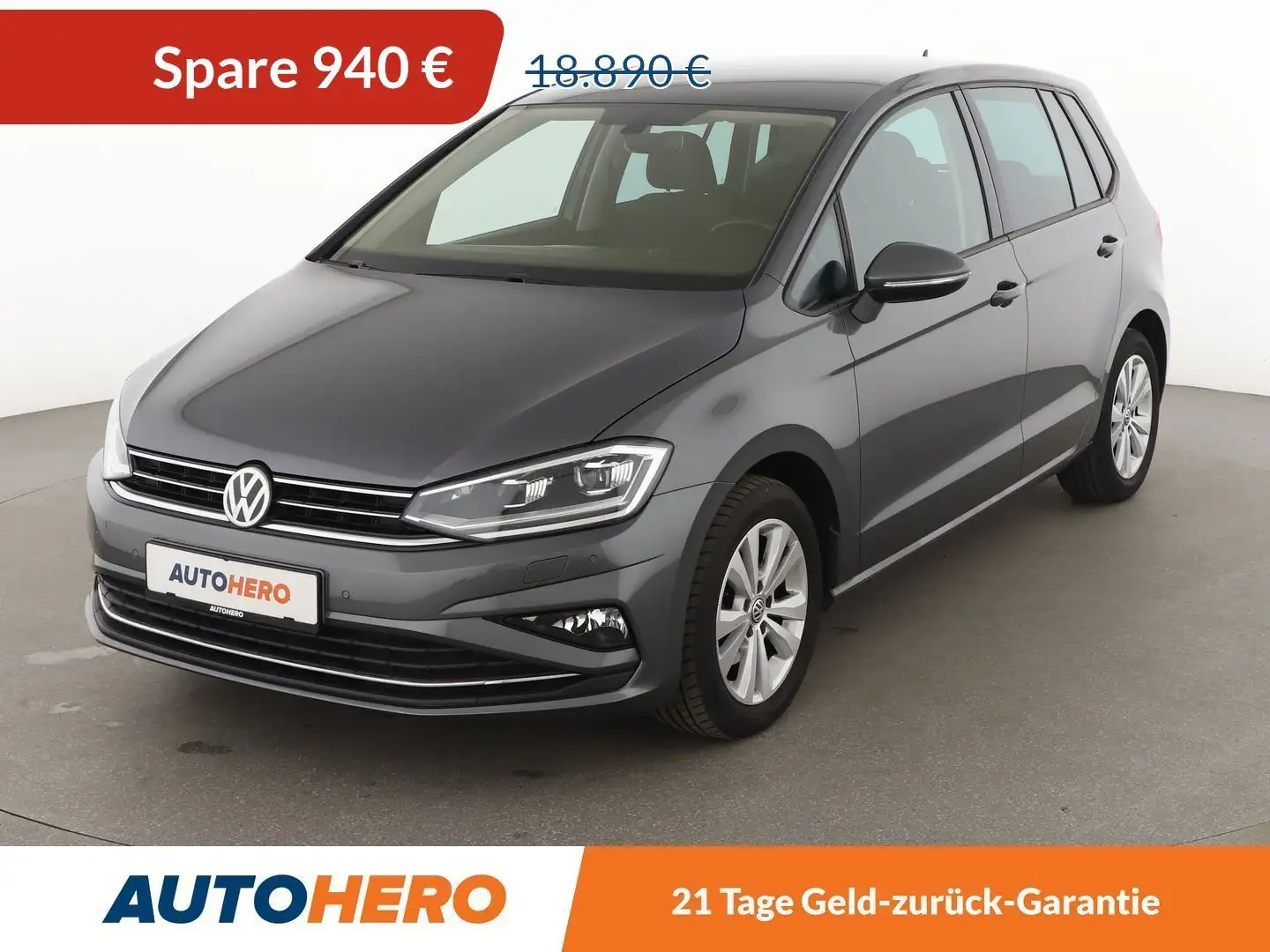 Volkswagen Golf 1.0 TSI Comfortline Aut*NAVI*LED*ACC*PDC*SHZ* Grau - 1