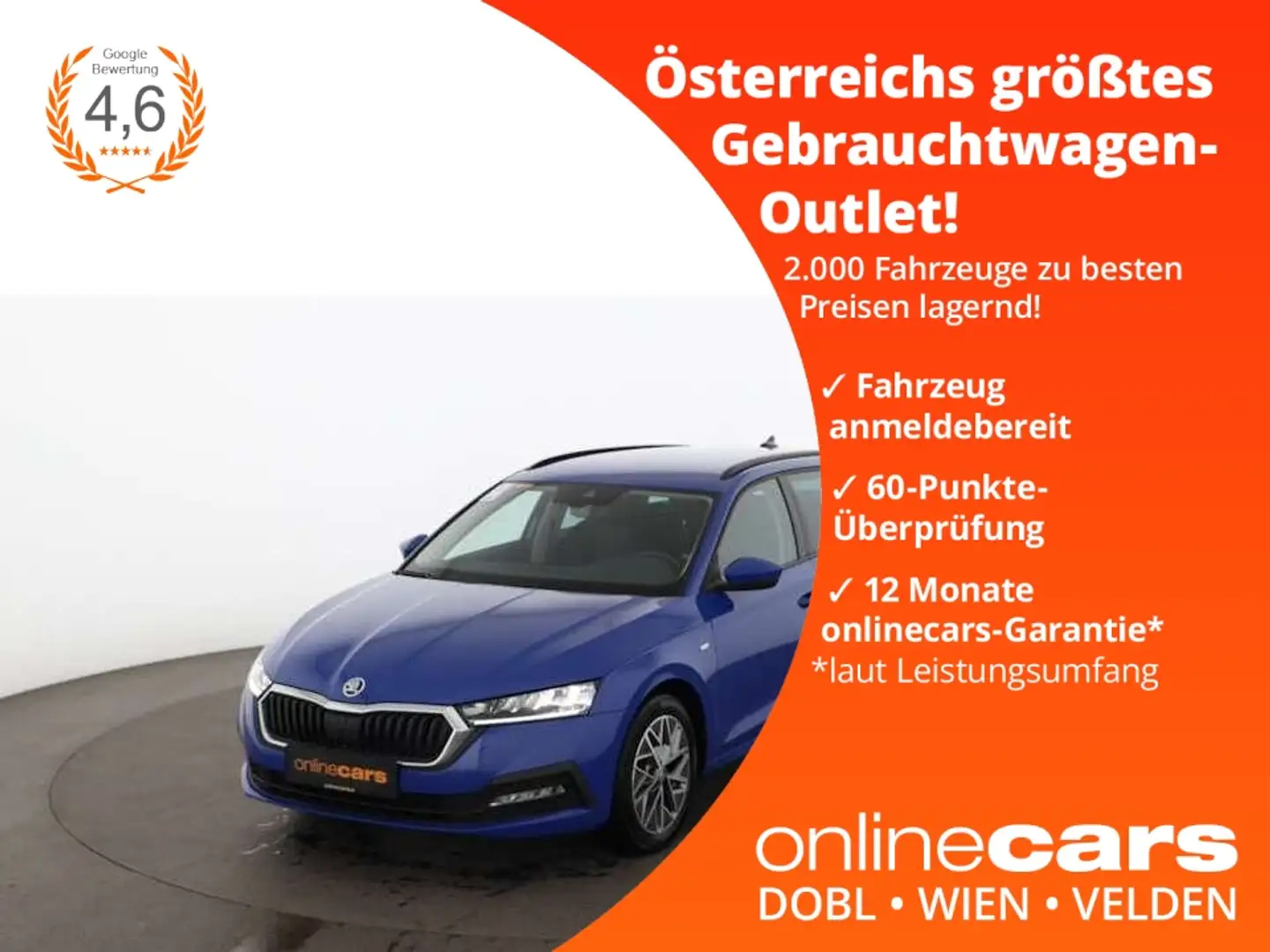 Skoda Octavia Combi 2.0 TDI Ambition Aut LED NAVI TEMP Blu/Azzurro - 1