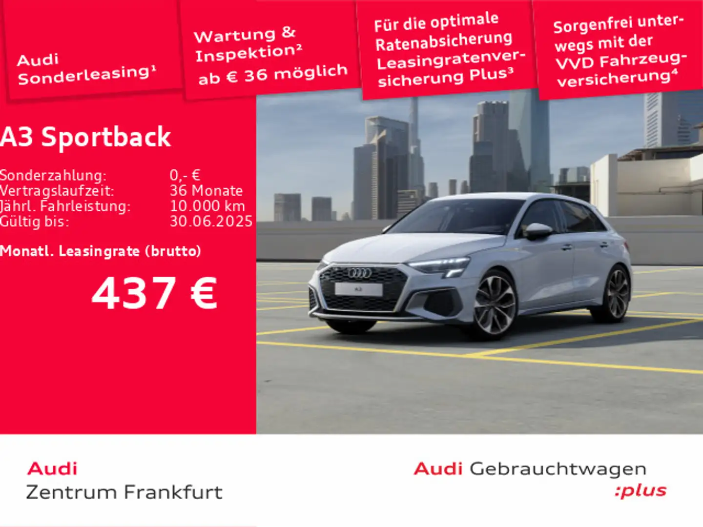 Audi A3 35 TFSI S tronic S line LED Navi DA Weiß - 1