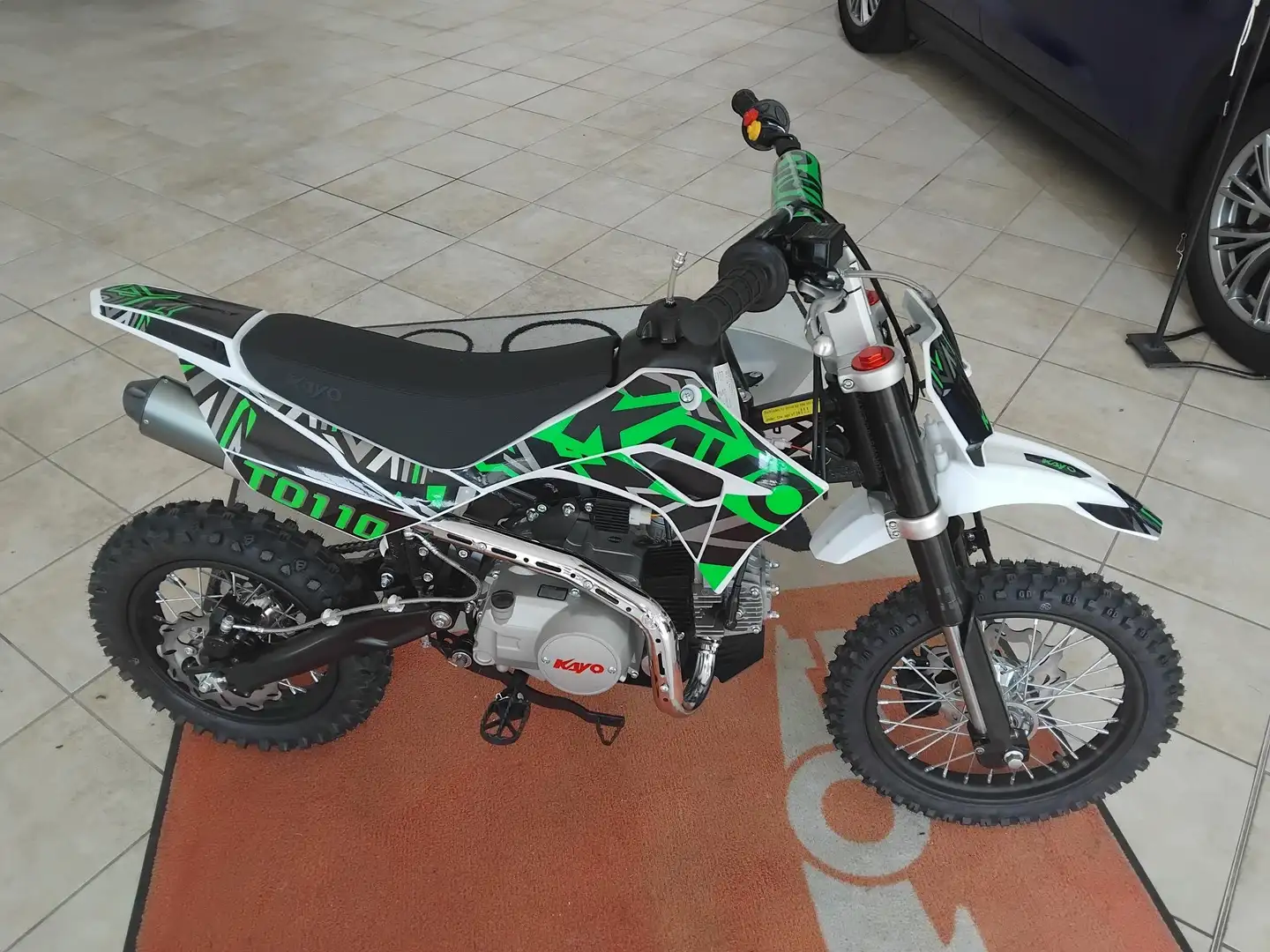 Kayo PIT - BIKE TD 110 cc 4T FULL AUT. RUOTE 14/12" Verde - 2