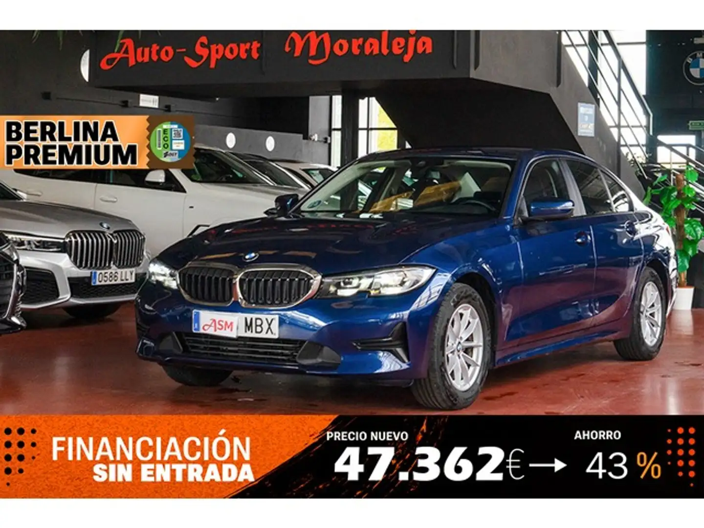 BMW 318 318dA Azul - 1