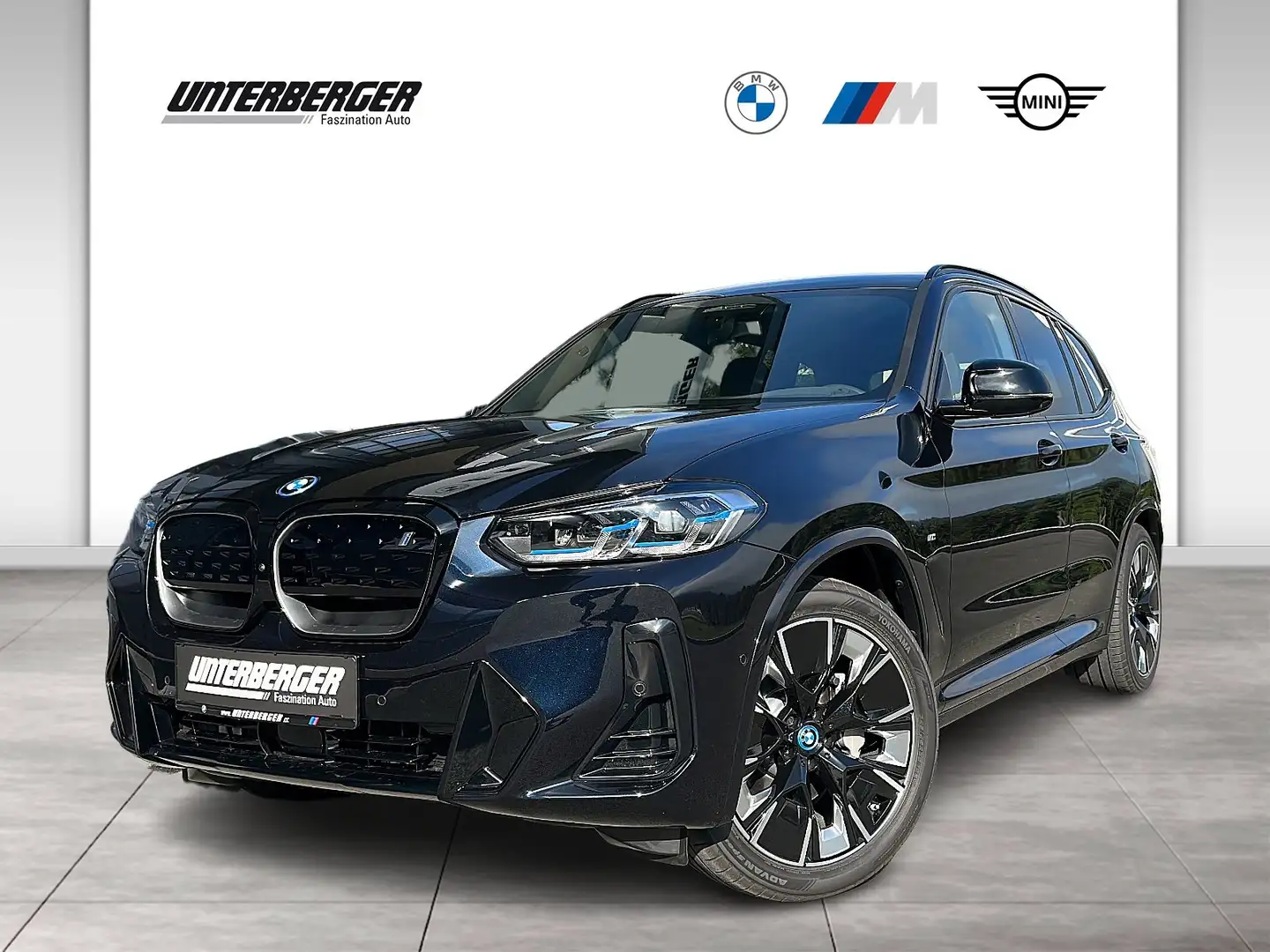 BMW iX3 IMPRESSIVE | PANO | 20 ZOLL | LASER | AHK | M FAHR Чорний - 1