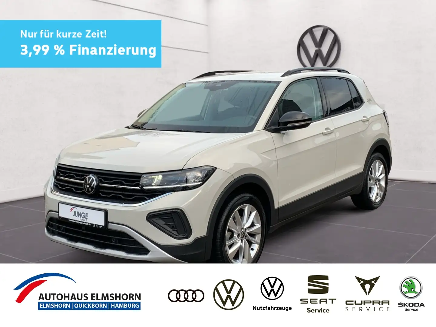 Volkswagen T-Cross Goal 1.0 TSI 3,99% APP ACC GJ-REIF LED PDC SHZ Grau - 1