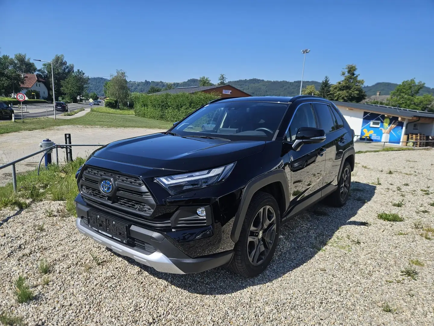 Toyota RAV 4 RAV4 2,5 Hybrid AWD Adventure !!! TOPGEBRAUCHTER Schwarz - 1